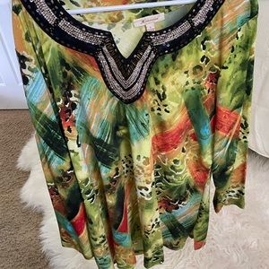 JM collection Women Multicolored shirt